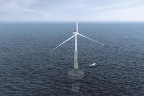 Molino eólico flotante